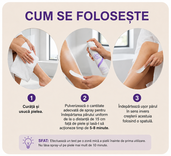 Spray Delicat de Epilare